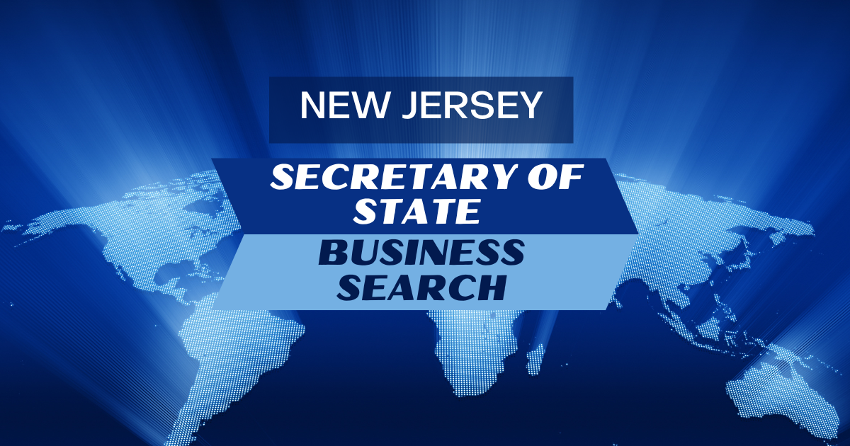 New Jersey Secretary of State Business Search